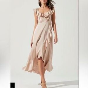 Show Me Your Mumu Ruffle Midi Dress